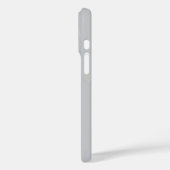 Coques Case-Mate iPhone Moderne Fun Grey and Blue, Nom Jumbo personnalisé (Verso / Gauche)