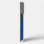 Coques Case-Mate iPhone Moderne Géométrique Gris Bleu Terrazzo Monogram (Verso / Droite)