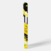 Coques Case-Mate iPhone Moderne i téléphone Carré moutarde jaune Tons (Verso / Gauche)