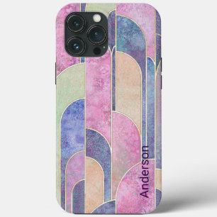 Case-Mate iPhone Case Moderne Monogramme de Ligne Rétro Élégant