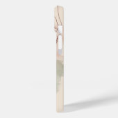 Coques Case-Mate iPhone Moderne monogrammée feminine aquarelle rose girly (Verso / Gauche)