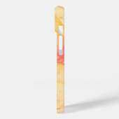 Coques Case-Mate iPhone Moderne Orange Abstrait Personnalisé (Verso / Gauche)