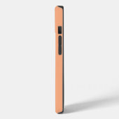 Coques Case-Mate iPhone Moderne Orange Pastel Chic Script Personnalisé (Verso / Gauche)
