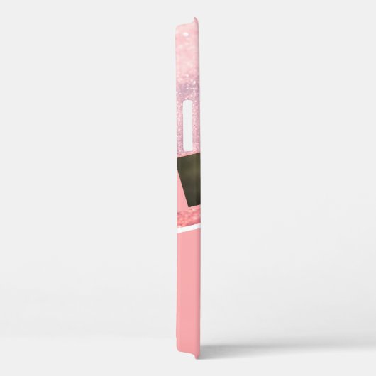 Coques Case-Mate iPhone Moderne Parties scintillant Fille Rose tendance Or (Verso / Droite)
