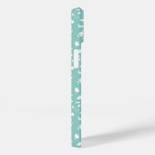 Coques Case-Mate iPhone Moderne Pastel Bleu géométrique Terrazzo Motif (Verso / Droite)