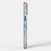 Coques Case-Mate iPhone Moderne Pastel Diamond Monogramme Motif clouté (Verso / Droite)