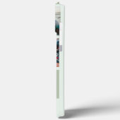 Coques Case-Mate iPhone moderne Pastel Green famille Téléphone Caisson gri (Verso / Gauche)