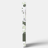 Coques Case-Mate iPhone Moderne Personnalisé Chic vert Eucalyptus motif (Verso / Gauche)