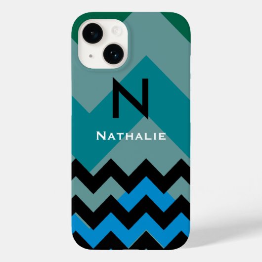 Coques Case-Mate iPhone moderne personnalisé par chevron (Verso)