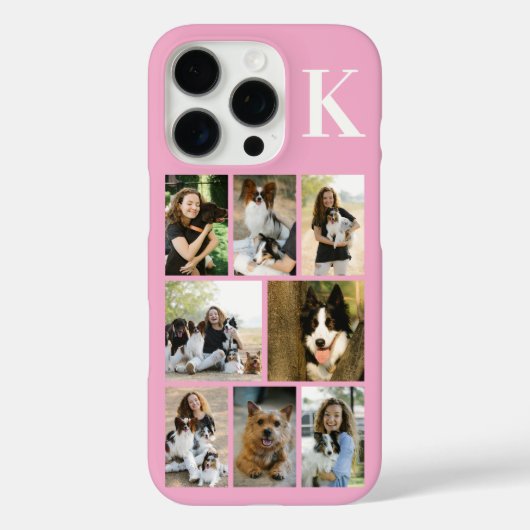 Coques Case-Mate iPhone Moderne Photo Rose 8 Animaux de Compagnie (Verso)
