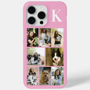 Coque iPhone 15 Pro Max Moderne Photo Rose 8 Animaux de Compagnie