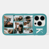 Coques Case-Mate iPhone Moderne Photo Turquoise 6 Animaux de Compagnie (Verso (horizontal))