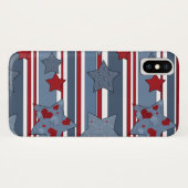 Coques Case-Mate iPhone Moderne, populaire, patriotique (Dos (Horizontal))