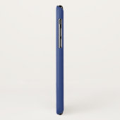 Coques Case-Mate iPhone Moderne Rayure Bleue Violette (Dos/Gauche)