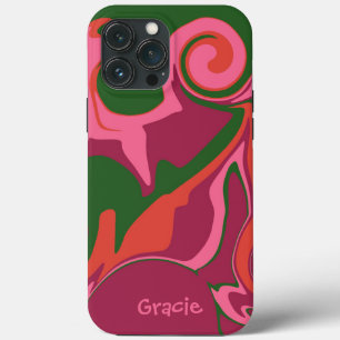 Case-Mate iPhone Case Moderne rose Abstrait tendance élégant
