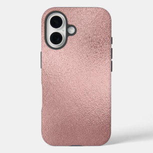 Coques iPhone 16 Moderne Rose Doré Sarcelle