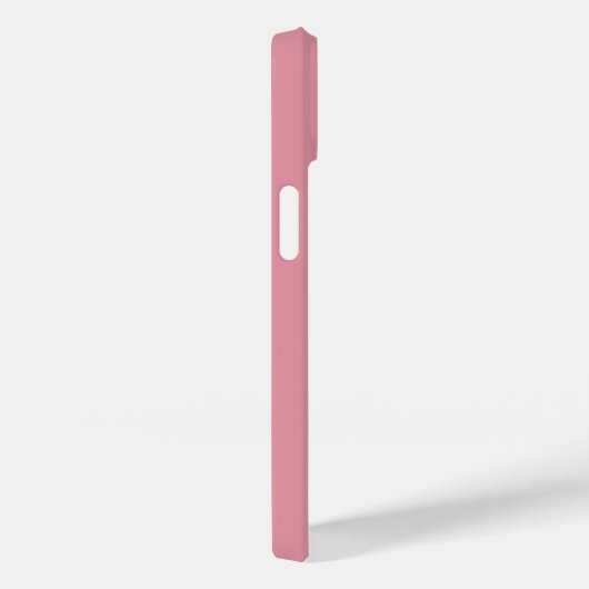 Coques Case-Mate iPhone Moderne rose initial minimal contemporain (Verso / Droite)