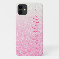 Moderne rose Ombre Parties scintillant Girly Chic