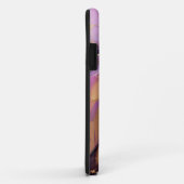 Coques Case-Mate iPhone Moderne Rose Violet et Or- (Dos/Droite)