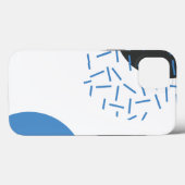 Coques Case-Mate iPhone Moderne, simple, cool, abstrait, motif graphique (Verso (horizontal))