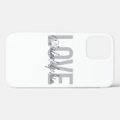 Coques Case-Mate iPhone Moderne, simple, cool, design Amour Philadelphie (Verso (horizontal))