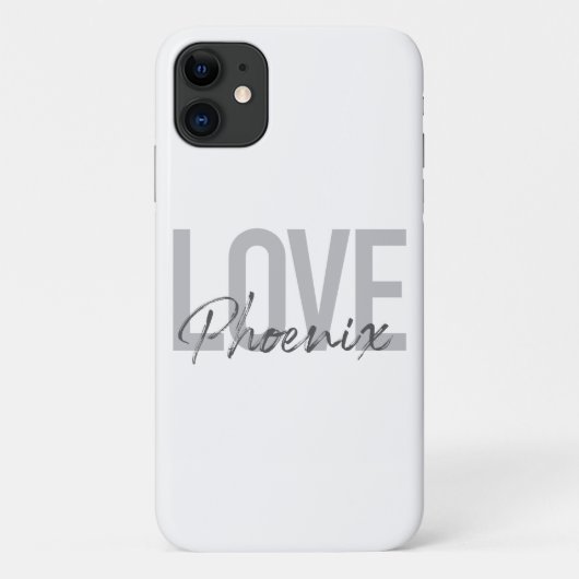 Coques Case-Mate iPhone Moderne, simple, cool, design urbain Aimer Phoenix (Dos)