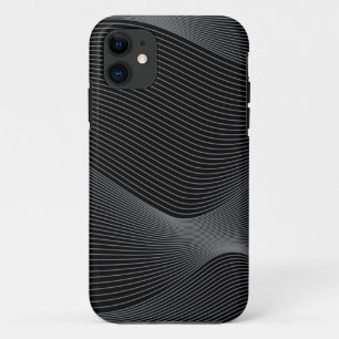 Case-Mate iPhone Case Moderne, simple, cool, motif de vague de mouvement
