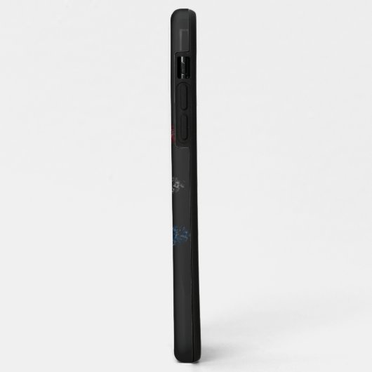 Coques Case-Mate iPhone *~* Moderne Simple - Drapeau Abstrait américain (Dos/Gauche)