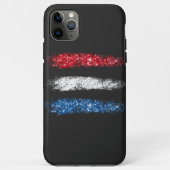 Coques Case-Mate iPhone *~* Moderne Simple - Drapeau Abstrait américain (Dos)