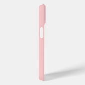 Coques Case-Mate iPhone Moderne simple Monogramme rose (Verso / Droite)