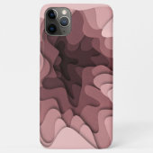 Coques Case-Mate iPhone Moderne simple Rose rose Élégant Abstrait (Dos)