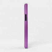 Coques Case-Mate iPhone Moderne Simple Solide dégradé violet motif vague (Dos/Droite)