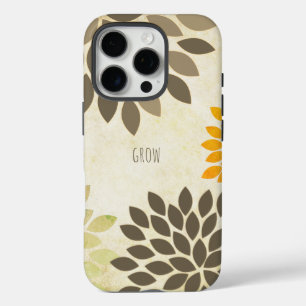 Coques iPhone 16 Pro Moderne Star Burst Flower Personnalisé