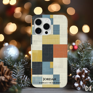 Coque iPhone 15 Pro Max Moderne Style Géométrique Minimaliste – Terreux Ré