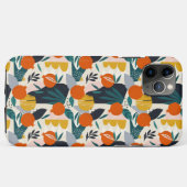 Coques Case-Mate iPhone Moderne tendance Preppy Chic Apricot et Feuille (Dos (Horizontal))