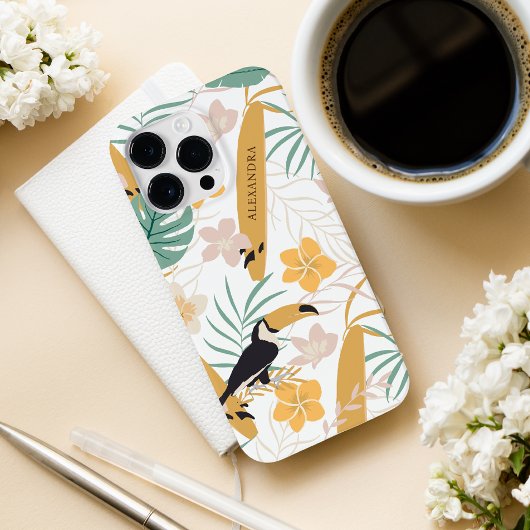 Coques Case-Mate iPhone Moderne Tropical Botanique Personnalisé