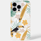 Coques Case-Mate iPhone Moderne Tropical Botanique Personnalisé (Verso)