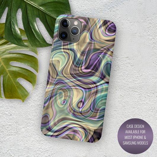 Coques Case-Mate iPhone Moderne Unique Design Marbre Fissures Art Motif