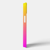 Coques Case-Mate iPhone Moderne Vivid Magenta Jaune Gradient (Verso / Droite)