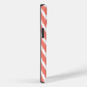 Coques Case-Mate iPhone Modes asiatiques saumons Ikat Chevrons (Verso / Droite)