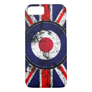 Coque iPhone 7 Modes de cible Roundel Royaume-Uni Cible Union Jac