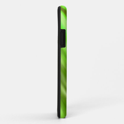 Coques Case-Mate iPhone Modifier le nom d'ajout initial Soft Green Diagona (Dos/Droite)