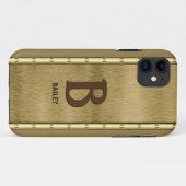 Coques Case-Mate iPhone Modifier le nom initial, ajouter (supprimer), Brow (Dos (Horizontal))