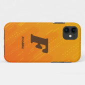 Coques Case-Mate iPhone Modifier le nom initial, ajouter (supprimer), oran (Dos (Horizontal))