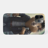 Coques Case-Mate iPhone "Mohawk Capybara : Faire bouger la rivière !" (Dos (Horizontal))