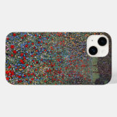Coques Case-Mate iPhone Mohnfeld, Gustav Klimt (Verso (horizontal))