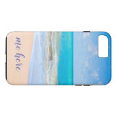 Coques Case-Mate iPhone Moi ici à la plage (Dos (Horizontal))