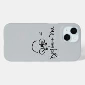 Coques Case-Mate iPhone moi & mon vélo = bonheur (Verso (horizontal))