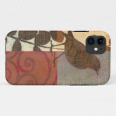 Coques Case-Mate iPhone Moineau de damassé (Dos (Horizontal))