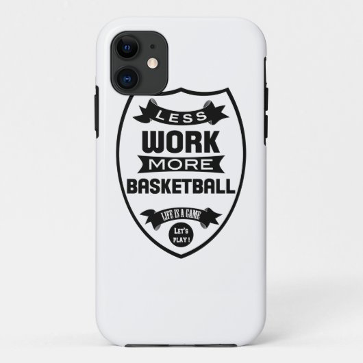 Coques Case-Mate iPhone Moins de travail plus de basket-ball (Dos)